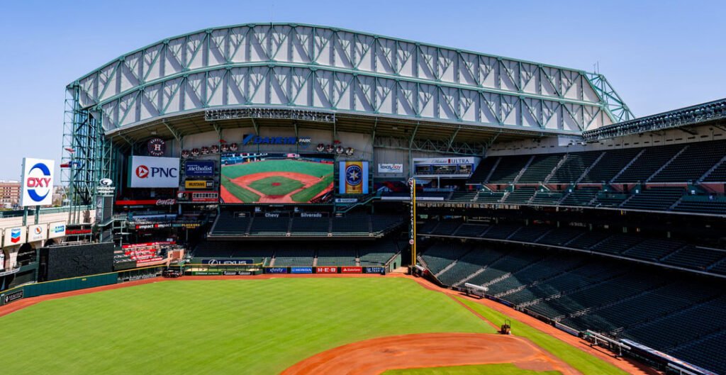 Inside Daikin Park Baseball Fields