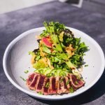 Ahi Tuna Salad at PopStroke Houston Katy Texas Area Visit Space City