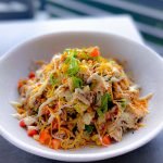 Braised Chicken Elote Salad PopStroke Houston Katy Texas Area Visit Space City