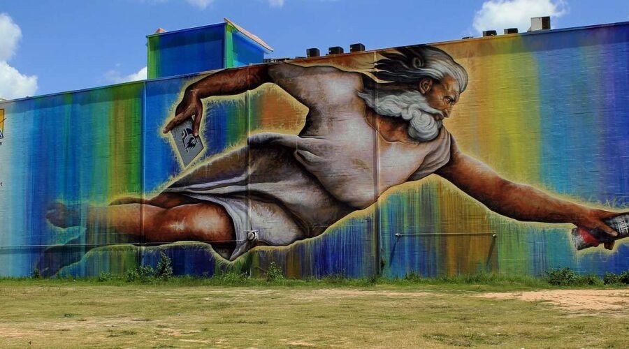 Exploring Houston’s Space City Murals: A Colorful Journey Through Street Wall Art