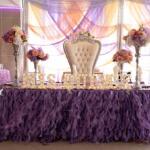 Azul Reception Hall Quince Table at Visit Space City Houston