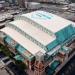 Arieal View of Houston Astros’ Stadium Daikin Park