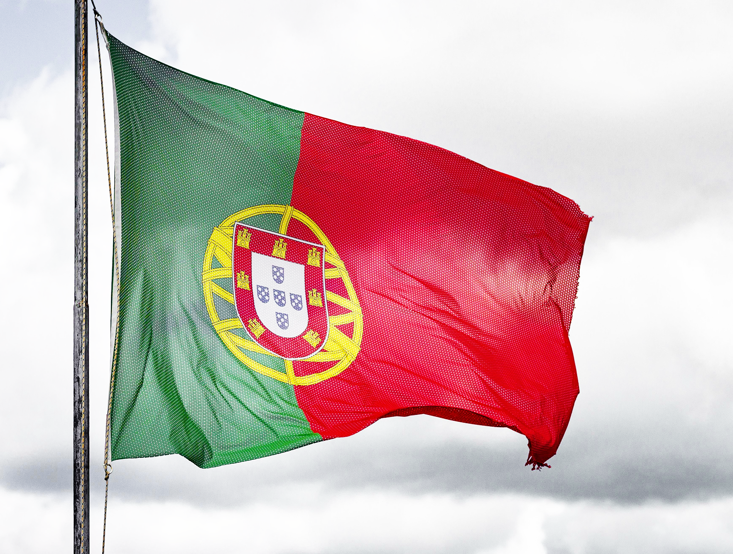 Portugal Flag Houston Texas Word Cup